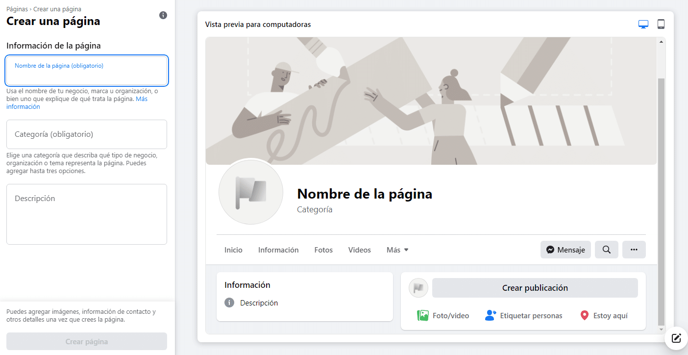 Perfil Facebook casa rural