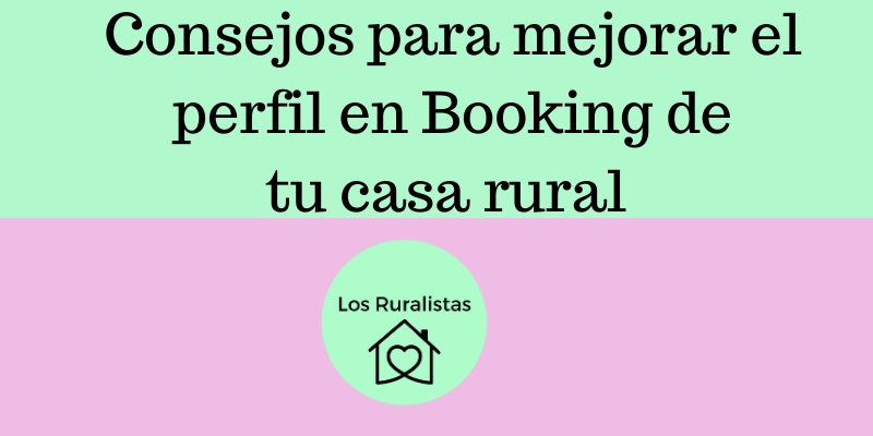mejora perfil booking casa rural