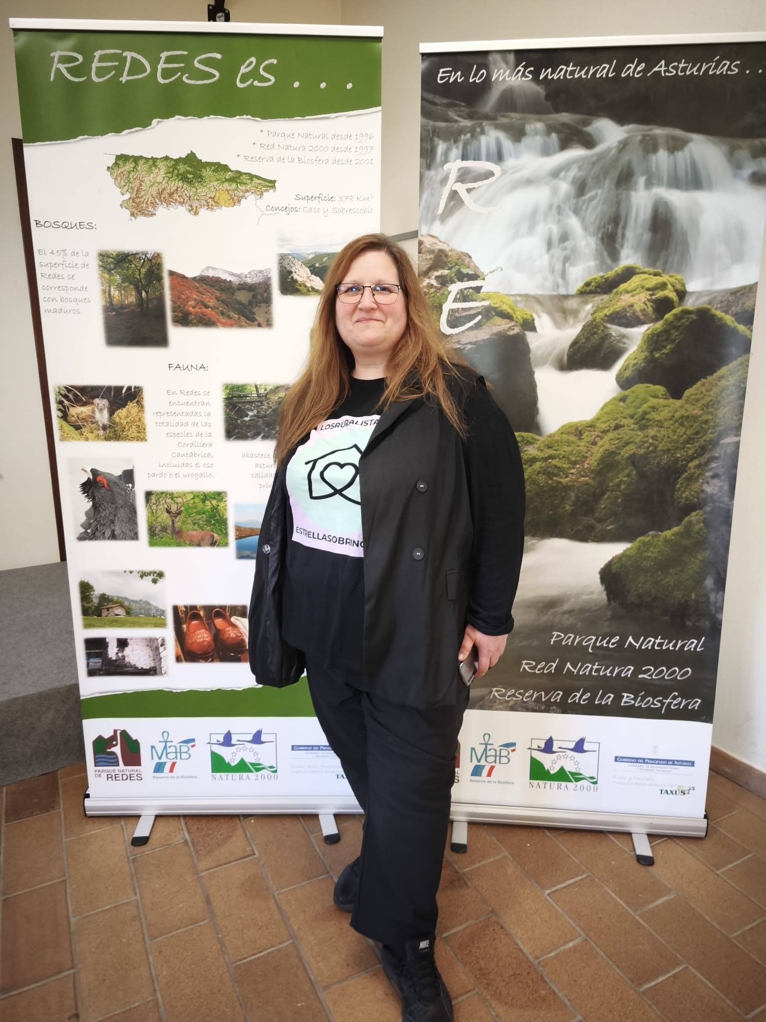 Estrella Sobrino en un evento de turismo rural