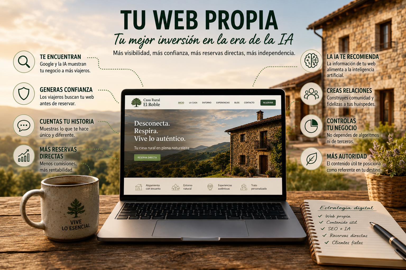 pagina web casa rural los ruralistas